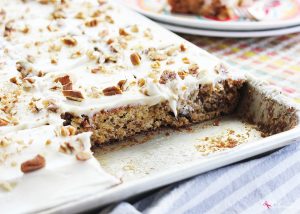 Pineapple Sheet Cake with Cream Cheese Frosting