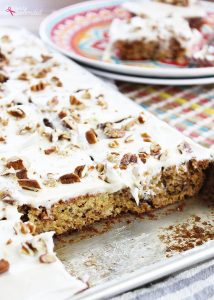 Pineapple Sheet Cake with Cream Cheese Frosting