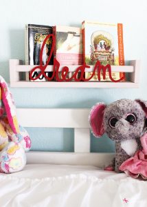 Ikea Bekvam Spice Rack Bookshelf made with FolkArt Home Decor Chalk Paint--Such a terrific Ikea storage hack idea! #plaidcreators
