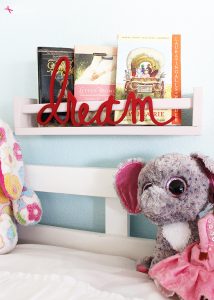 Ikea Bekvam Spice Rack Bookshelf made with FolkArt Home Decor Chalk Paint--Such a terrific Ikea storage hack idea! #plaidcreators