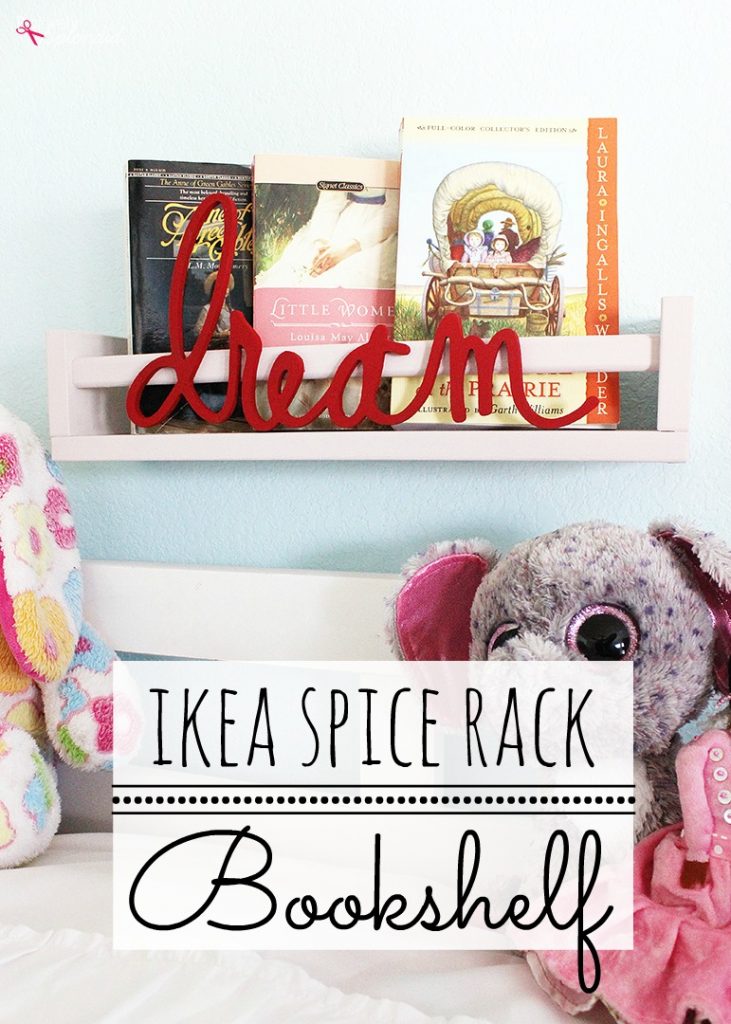 Ikea Bekvam Spice Rack Bookshelf made with FolkArt Home Decor Chalk Paint--Such a terrific Ikea storage hack idea! #plaidcreators