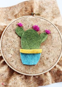 Free Cactus Embroidery Pattern - Easy and adorable!
