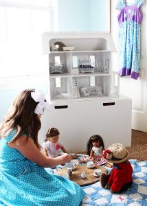 Vintage Dollhouse Girl's Room + 5 Interior Painting Tips