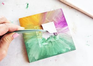 DIY Watercolor State Coasters - Easy DIY craft idea, and great for gifts!