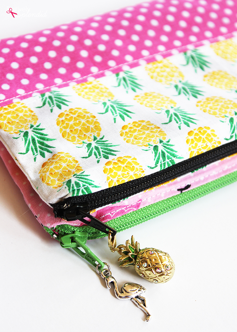 DIY Zipper Pencil Pouch - A great project to use up scraps, and easy enough for beginners! #makeitwithmichaels