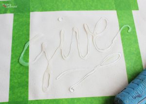 Hot Glue Embellished DIY Throw Pillow Tutorial