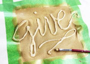 Hot Glue Embellished DIY Throw Pillow Tutorial