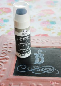 Stenciled Bulletin Board - Turn an inexpensive IKEA bulletin board into fun DIY decor for organizing any space!