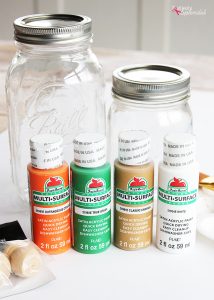 Easy Pumpkin Mason Jar Fall Craft Idea - Perfect for fall jar muffin and cookie mixes!
