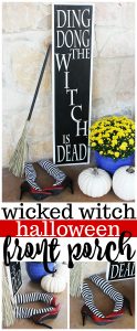 DIY Witch Legs Wizard of Oz Halloween Front Porch Decorations