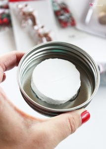 How to make a DIY Mason jar snow globe.