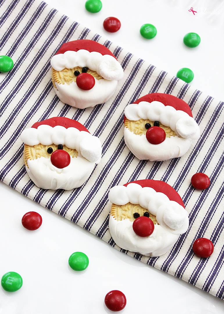 Santa Oreos - Positively Splendid {Crafts, Sewing, Recipes and Home Decor}