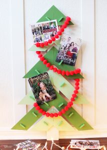 Christmas Tree DIY Christmas Card Holder