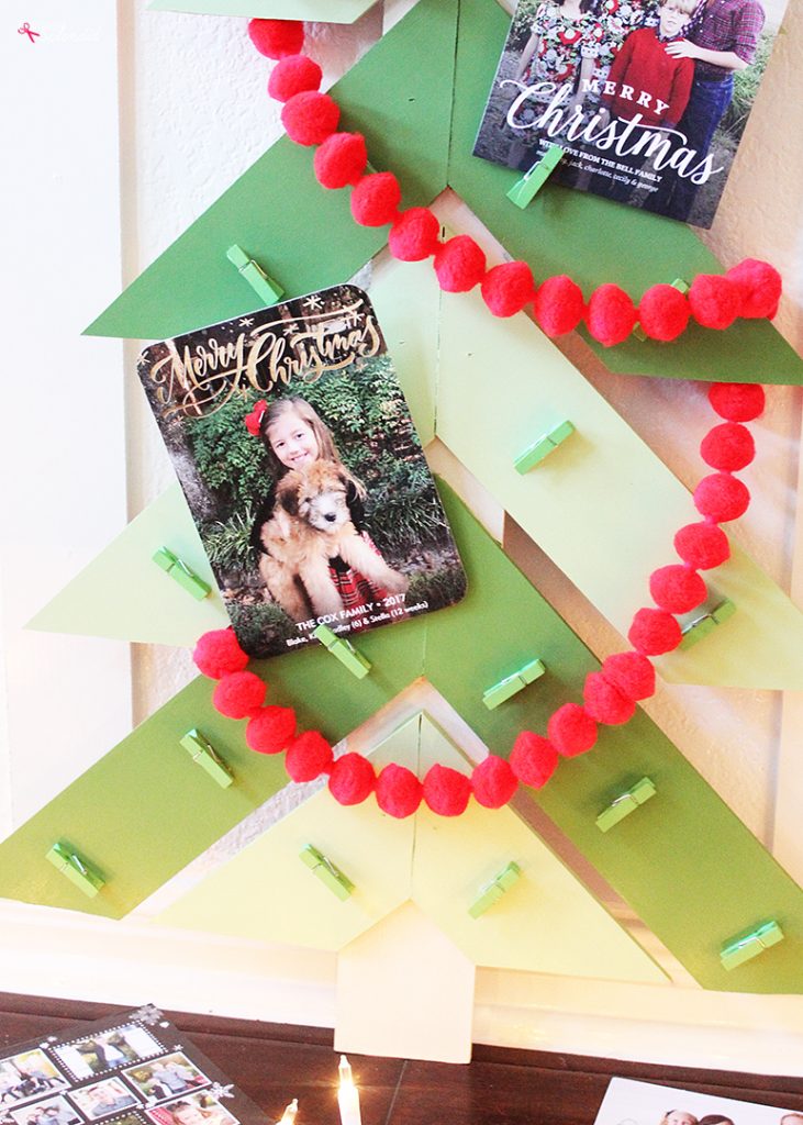 Christmas Tree DIY Christmas Card Holder Positively Splendid {Crafts