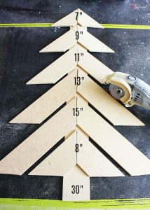 Christmas Tree DIY Christmas Card Holder