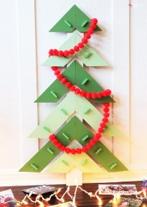Christmas Tree DIY Christmas Card Holder