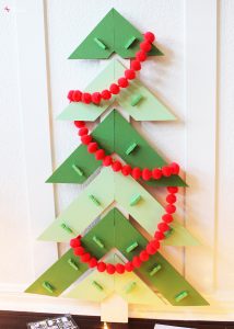 Christmas Tree DIY Christmas Card Holder