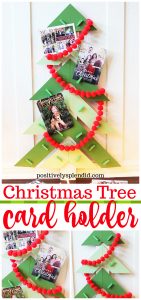 Christmas Tree DIY Christmas Card Holder