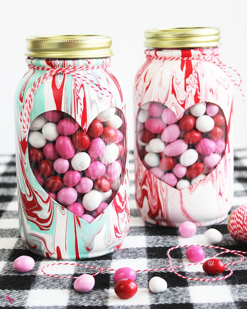 Valentine's Day Mason Jar Craft