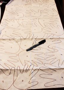 Handprint Pillow Class Project Idea - Great for a silent auction!