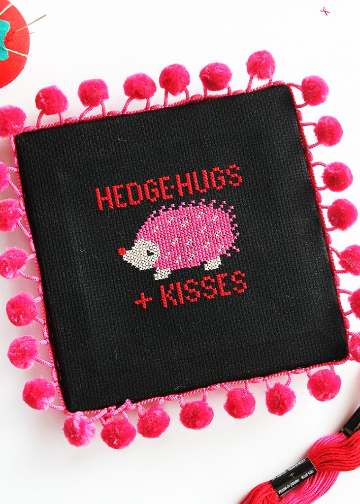 Hedgehog Cross Stitch Free Pattern! Positively Splendid {Crafts