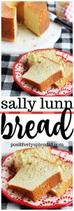 Sally Lunn Bread - A delicious and easy no-knead yeast bread