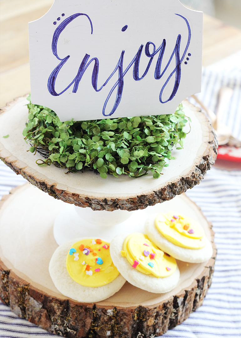 DIY Rustic Wood  Cake  Stand  Great for weddings  home 