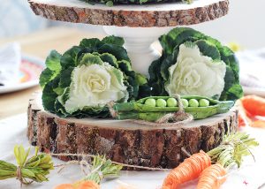 Wood Slab Cake Stand