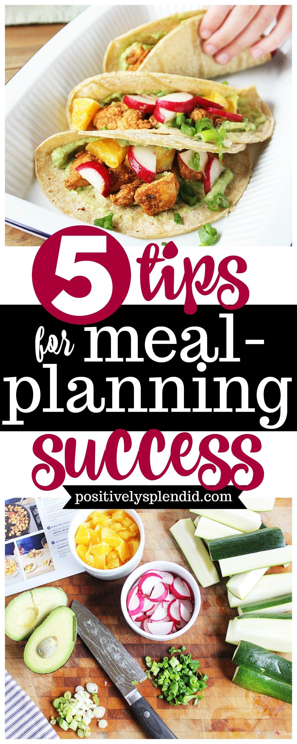 5 Tips for Successful Meal Planning - Positively Splendid {Crafts