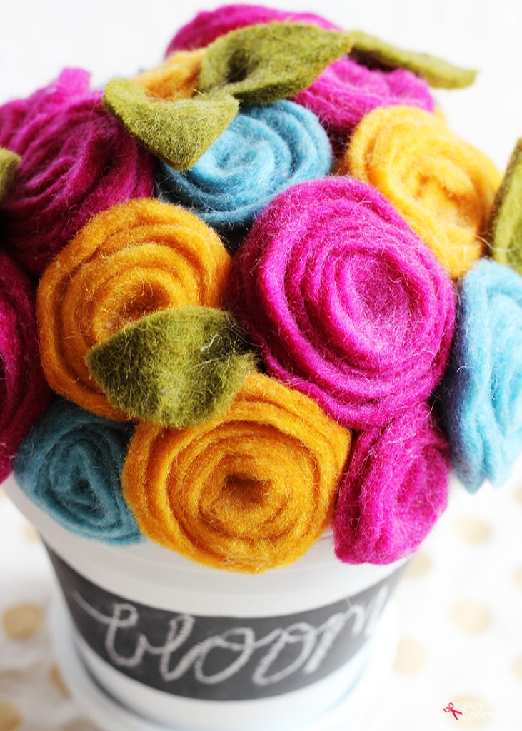 Easy Felt Flowers