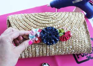 Fabric Yo Yo Clutch