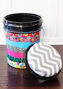 Girl Scout Sit Upon Bucket