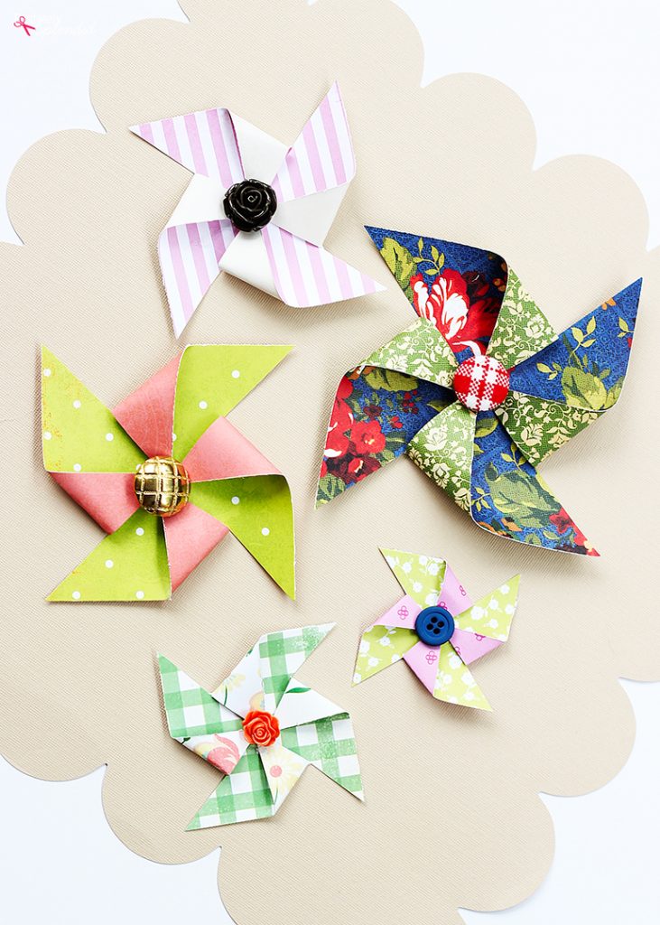 How to Make Paper Pinwheels Positively Splendid {Crafts, Sewing