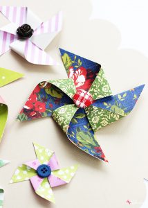 Paper Pinwheels DIY