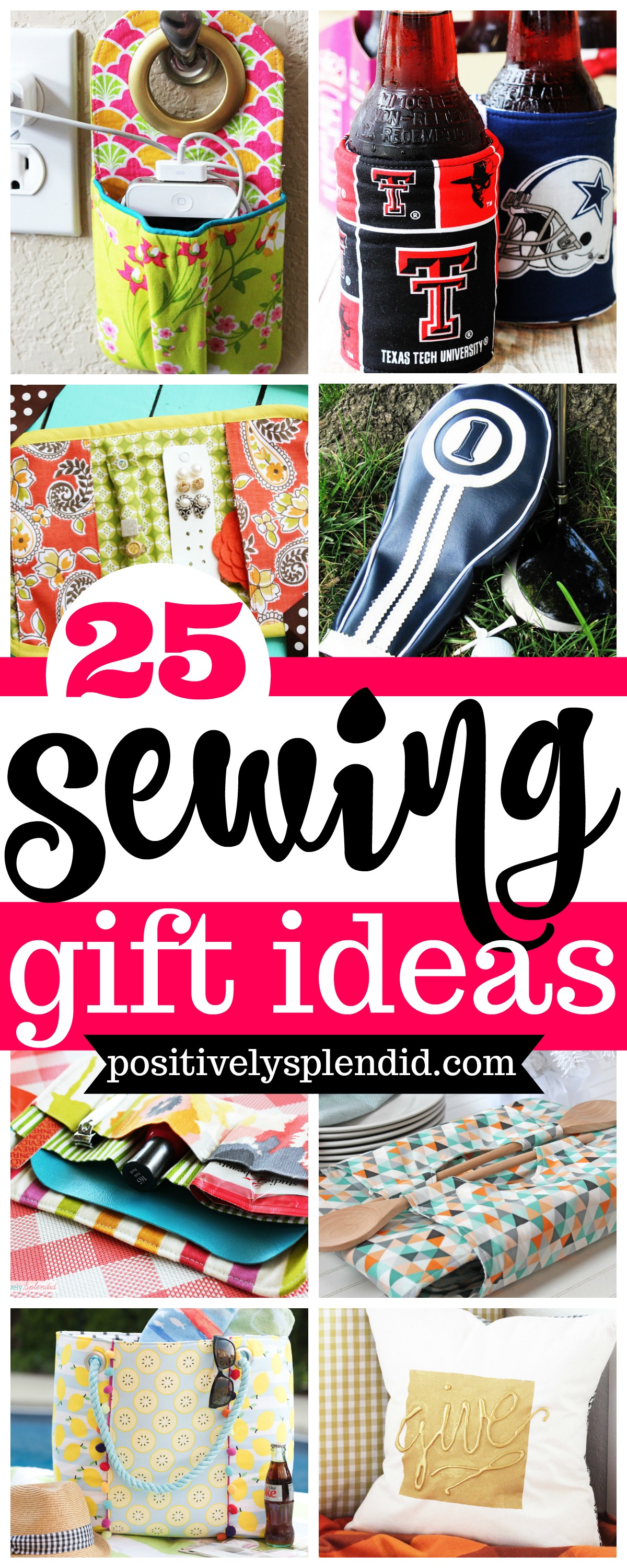 Sewn Gifts - Positively Splendid {Crafts, Sewing, Recipes and Home