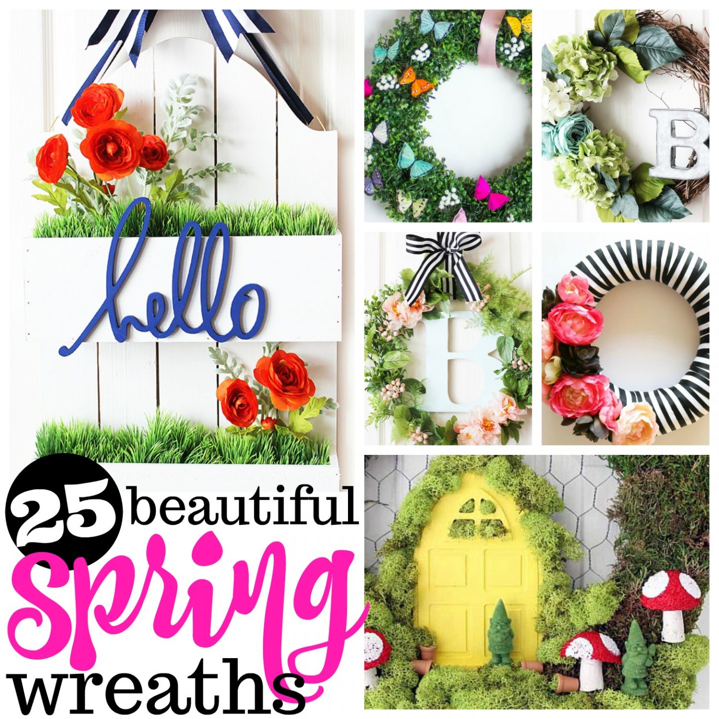 Spring Door Wreath Ideas