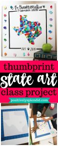 State Thumbprint Project for Kids