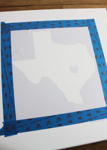 Texas State Thumbprint Craft