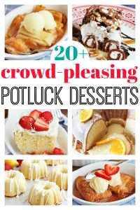 Crowd Pleasing Potluck Desserts for a Crowd