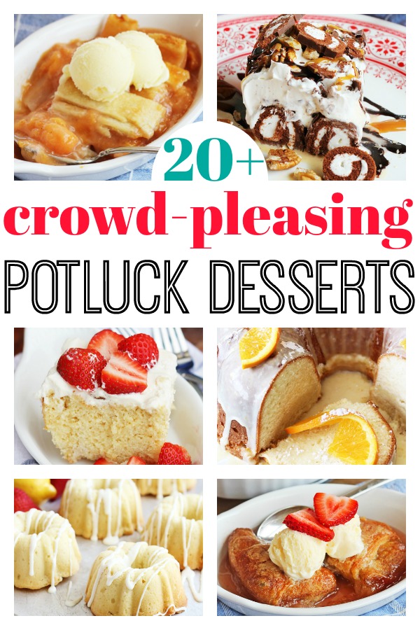 Crowd Pleasing Potluck Desserts for a Crowd