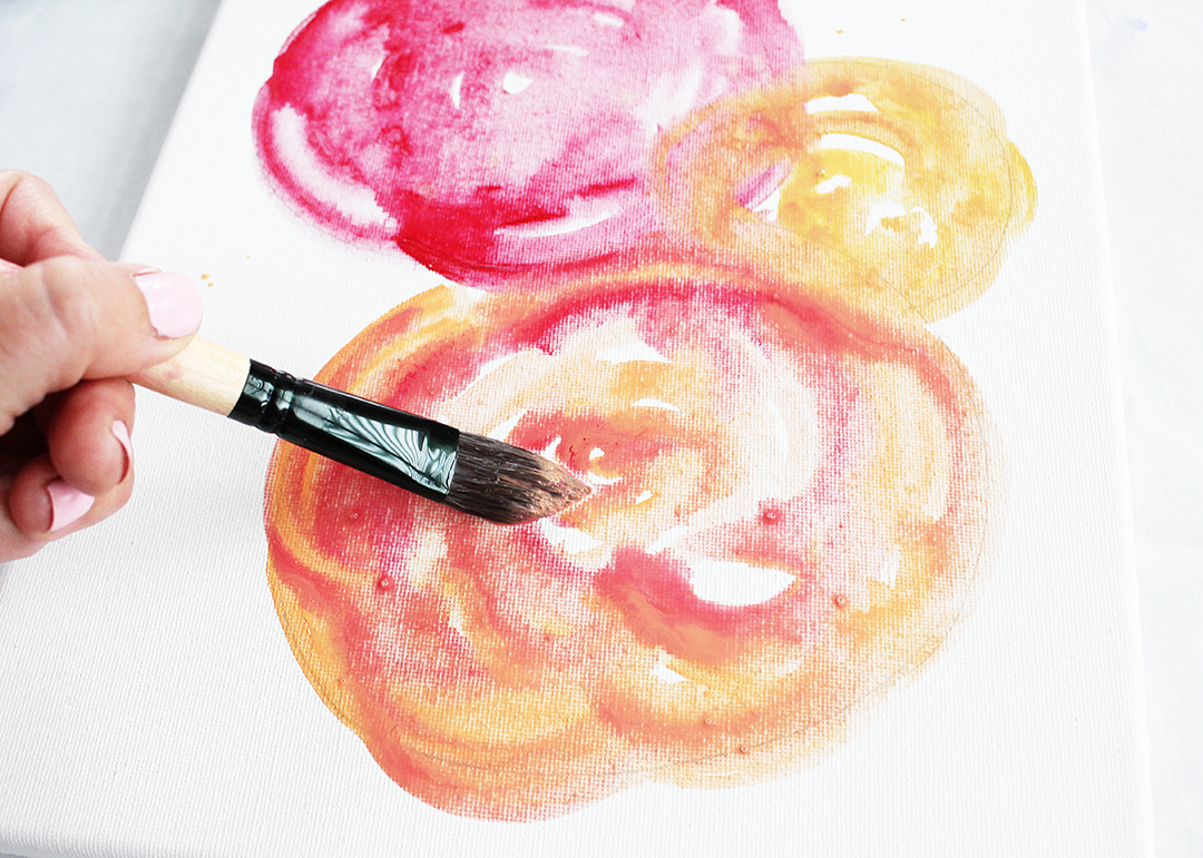 DIY Watercolor Rose Instructions