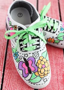 Fabric Maker Doodle Sneakers