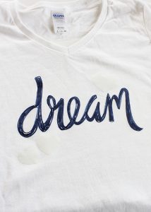 Freezer Paper Stencil Tshirt
