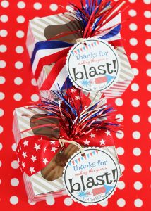 Patriotic Mini Bundt Cake Gift Idea