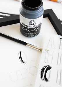 DIY Stenciled Sign