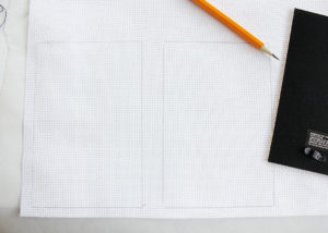 How to Make an Earring Holder with Cross Stitch Fabric and a Fram