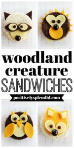 Woodland Animal Sandwich Tutorial