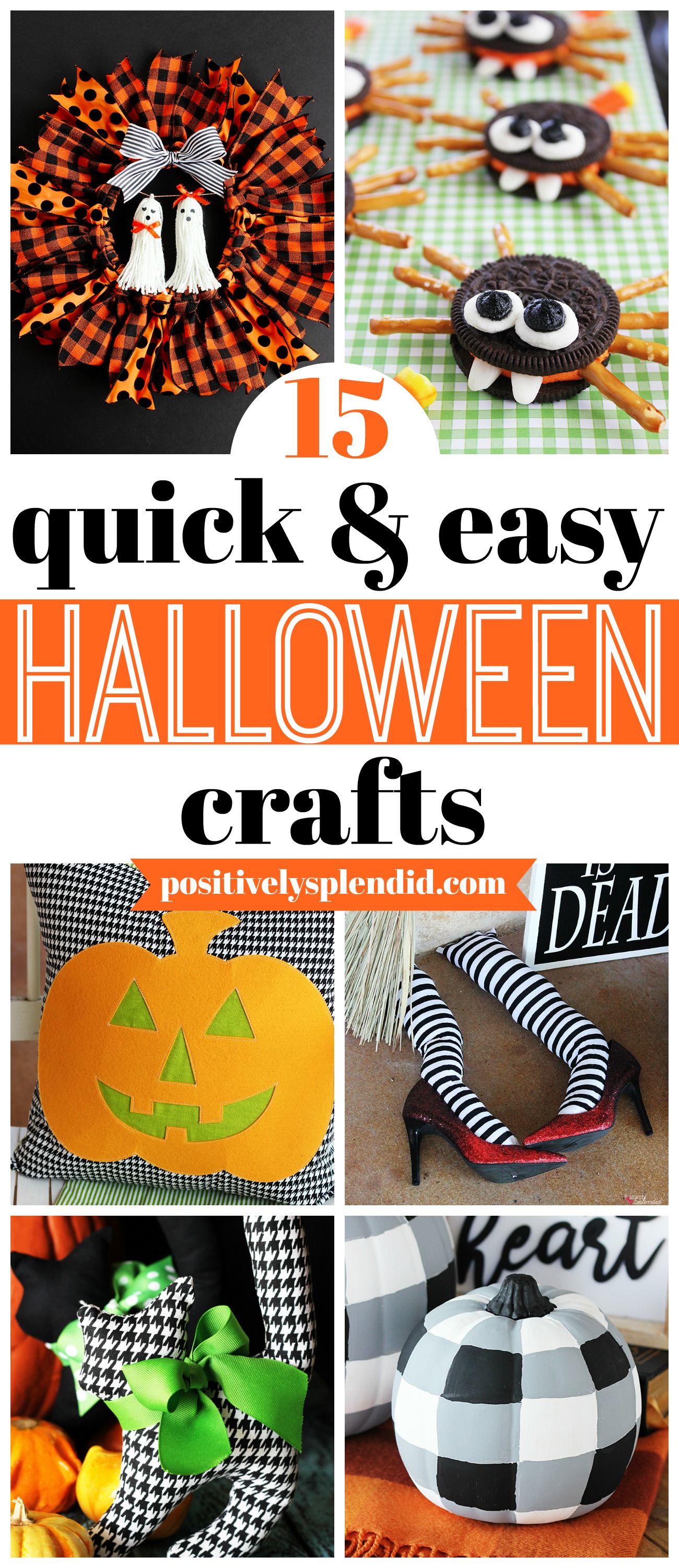 15 Easy and Quick Halloween Crafts