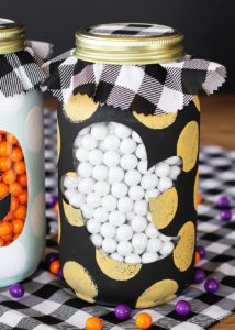 Ghost Halloween Mason Jar