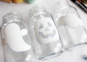 Halloween Mason Jar Tutorial